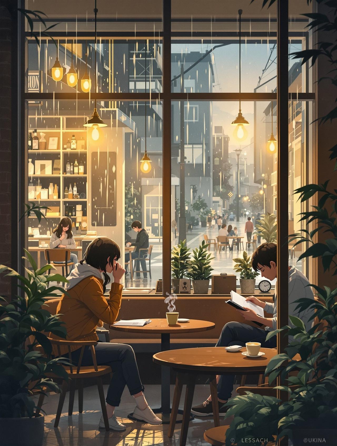 红果官网 - 雨天的咖啡店